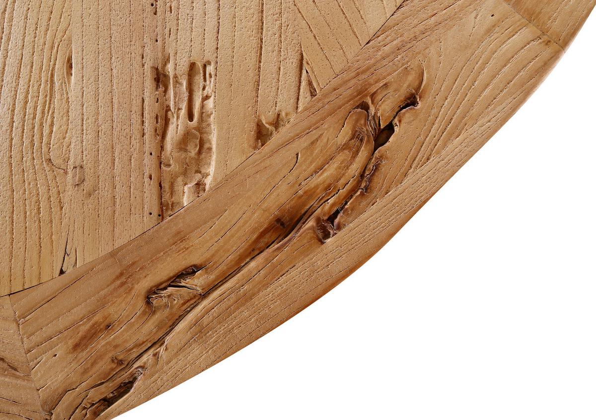 JEDÁLENSKÝ STÔL ATTENZIONE 254 - hnedá/hliníková, Lifestyle, kov/drevo (254/78/135cm) - Premium Living