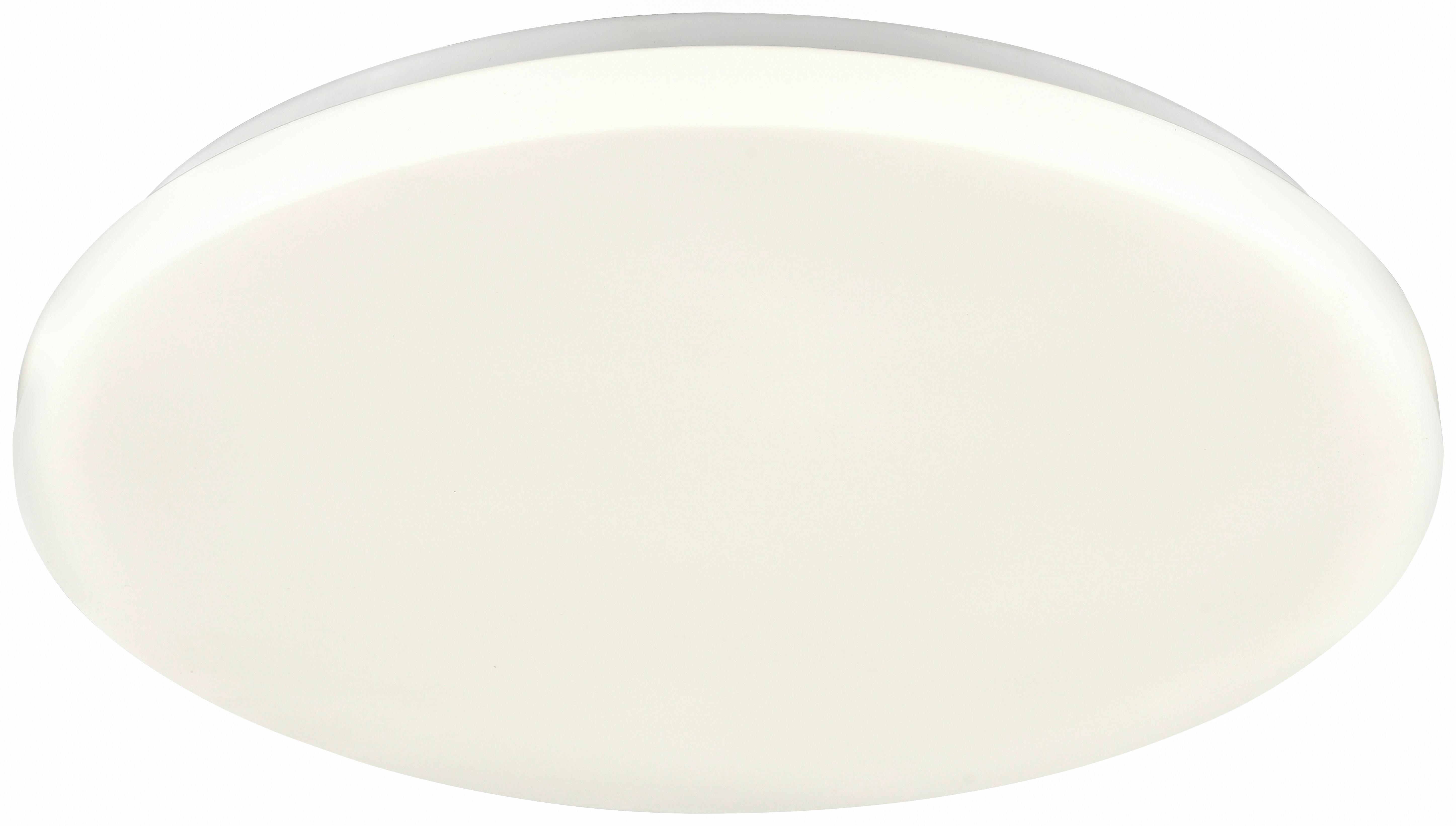 LED stropné svietidlo Sorfa, Ø: 29cm, 12 Watt - biela, Modern, kov/plast (29/6,5cm) - Premium Living