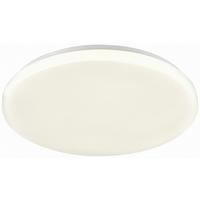 LED stropné svietidlo Sorfa, Ø: 29cm, 12 Watt - biela, Modern, kov/plast (29/6,5cm) - Premium Living