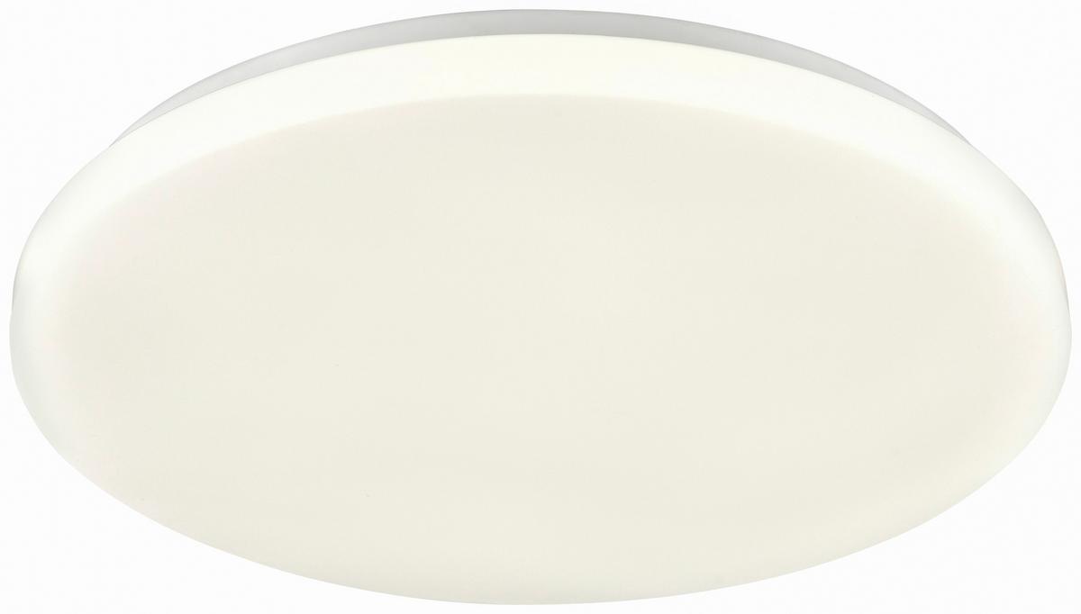 LED stropné svietidlo Sorfa, Ø: 29cm, 12 Watt - biela, Modern, kov/plast (29/6,5cm) - Premium Living