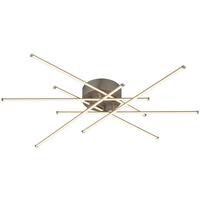 LED-Deckenleuchte, 3000k Danica - Nickelfarben, Basics, Kunststoff/Metall (67/9cm) - Luca Bessoni