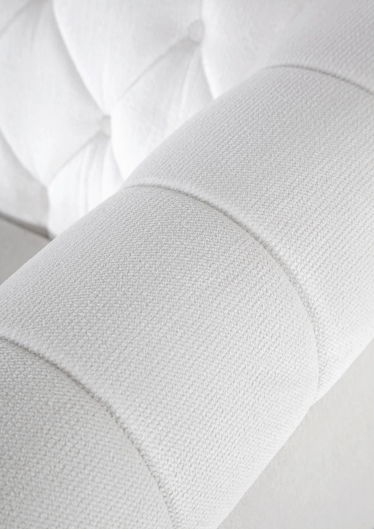 Ecksofa Jonte Weiß S: 160x260 cm - Dunkelbraun/Weiß, Design, Textil (160/260cm) - MID.YOU
