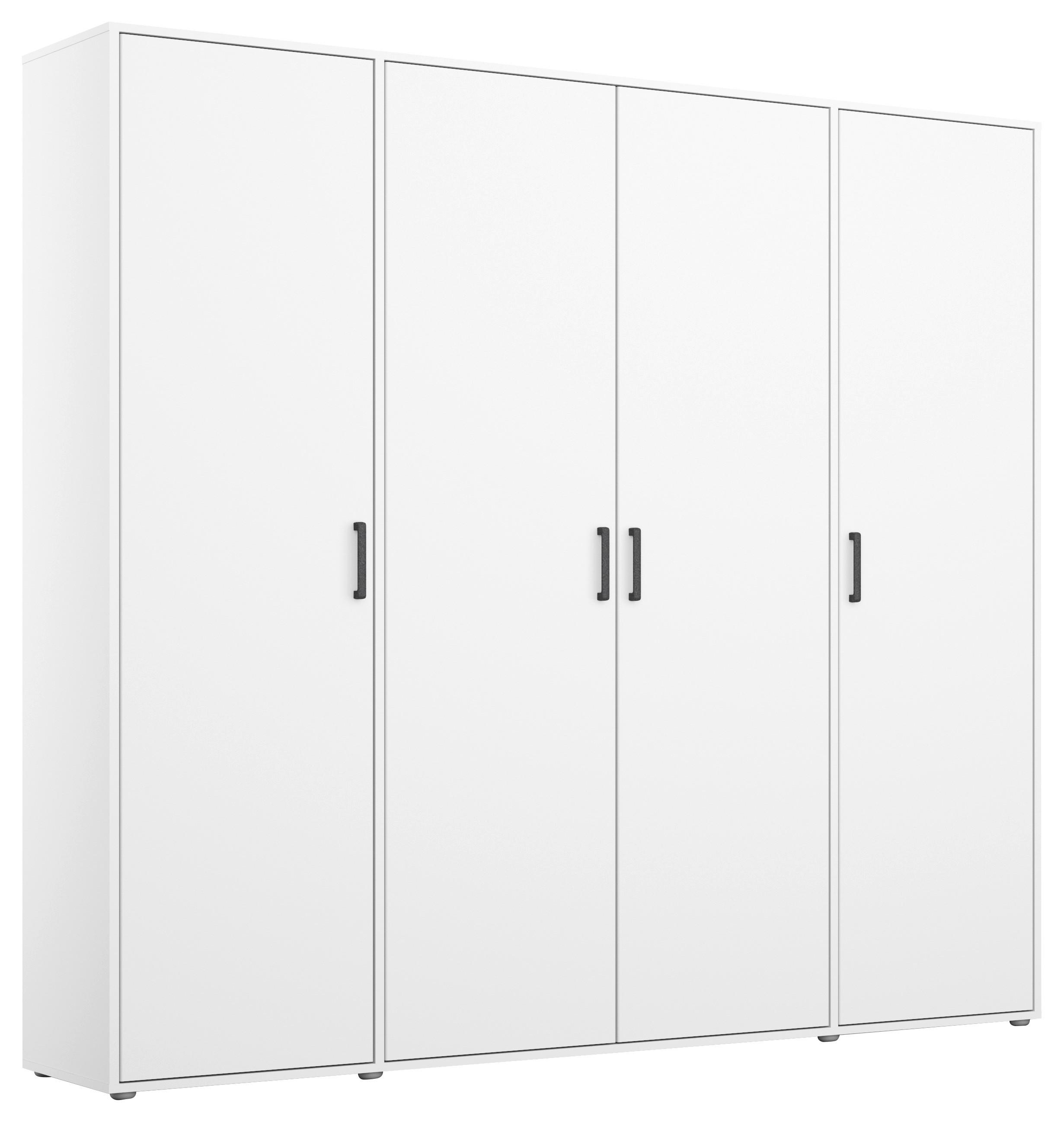 Drehtürenschrank Voyager Weiß B: 187 cm - Weiß, MODERN, Holzwerkstoff (187/194/53cm) - Rauch Möbel