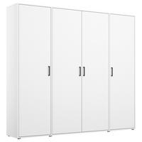 Drehtürenschrank Voyager Weiß B: 187 cm - Weiß, MODERN, Holzwerkstoff (187/194/53cm) - Rauch Möbel
