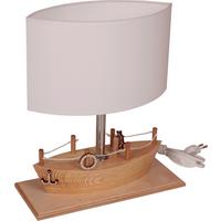 Kindertischleuchte 4112501 Schiff - Naturfarben, Natur, Holz (27/26,5/14cm)