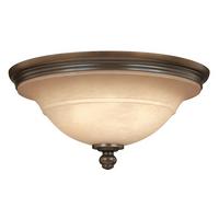 Deckenleuchte Hk-Plymouth-F - Bronzefarben, Natur, Glas/Metall (44.5/21cm) - Elstead Lighting