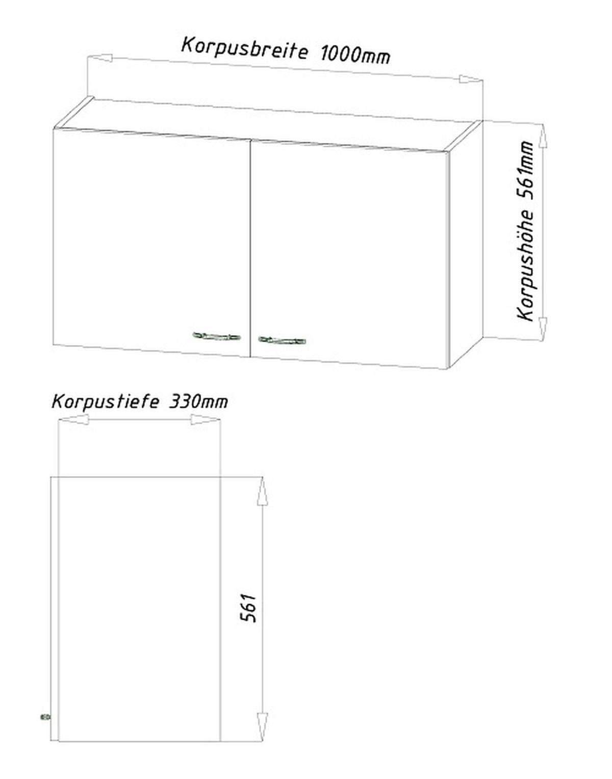 Miniküche mit Kühlschrank + Kochfeld 130 cm Weiß/Eiche - Edelstahlfarben/Eichefarben, MODERN, Holzwerkstoff/Metall (130cm) - Respekta