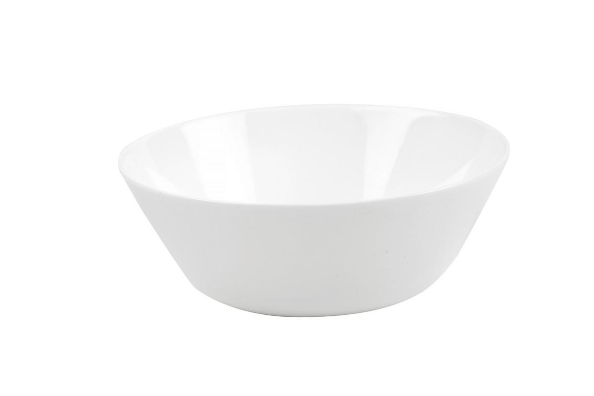 Mísa Brigitte,P/V: 11,4/4,5cm,bílá - bílá, Konvenční, sklo (11,4/4,5cm) - Based