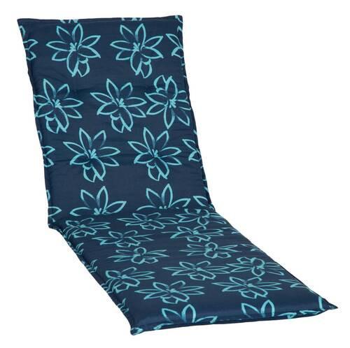 Liegenauflage M134 Bunde Liege - Blau, Basics, Textil (193/60/6cm) - Gardenson