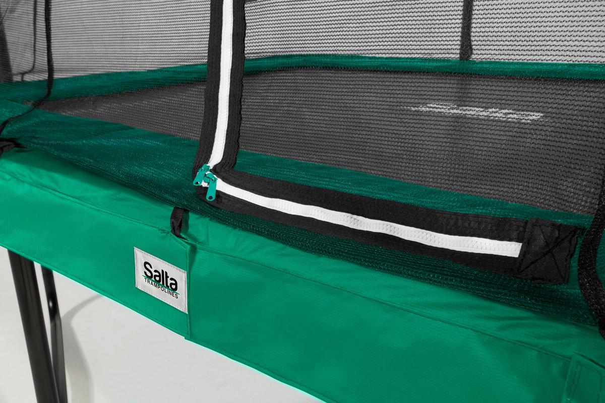 Trampolin 5091g - Grün, KONVENTIONELL (153/214cm) - Salta