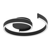 STROPNÉ LED SVIETIDLO ANDABAIA-Z - čierna/biela, Design, kov/plast (46,5/39/7,5cm)