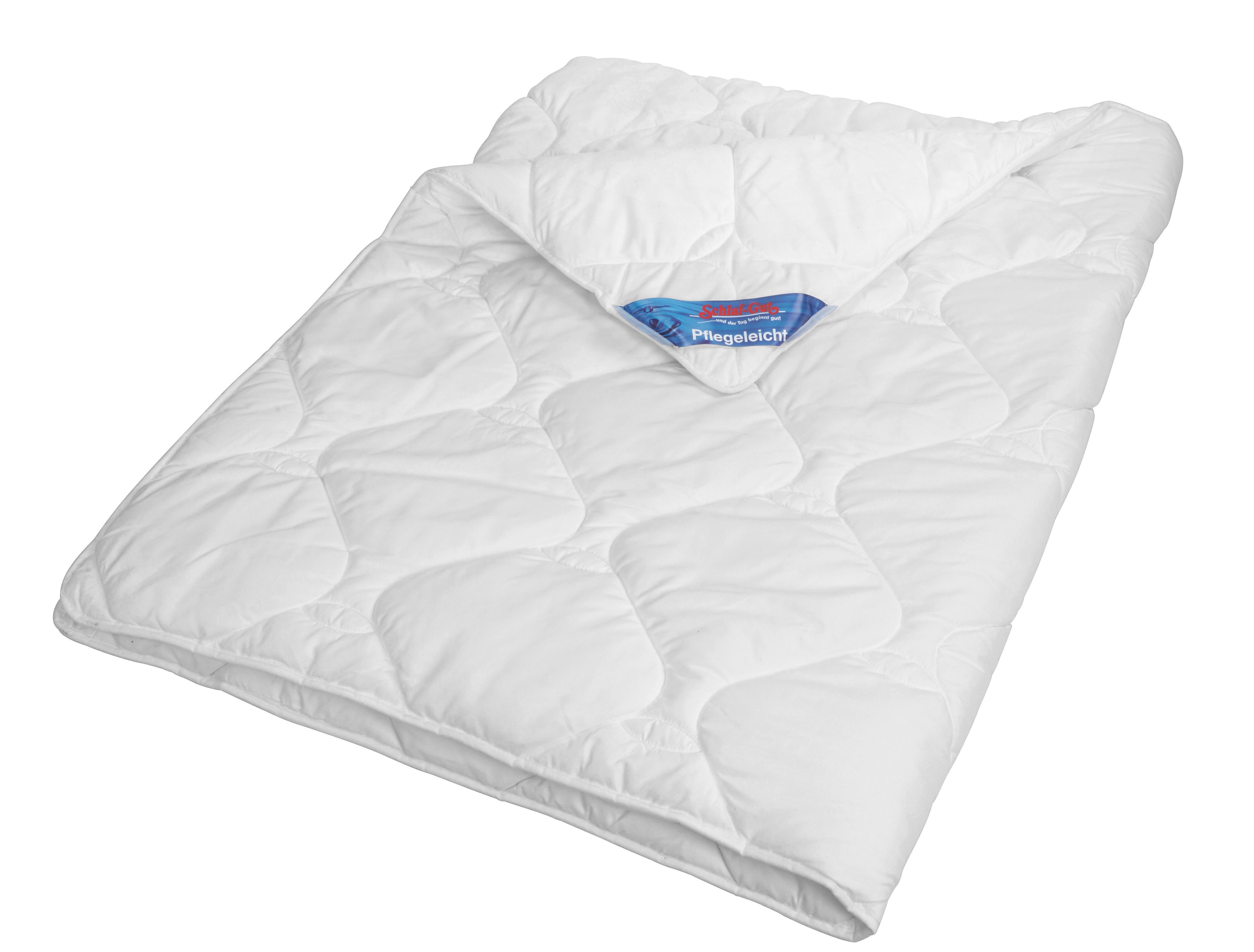 Steppdecke Frankenstolz Warm Polyester/Tencel 140/200 cm - Weiß, KONVENTIONELL, Textil (140/200cm) - FAN