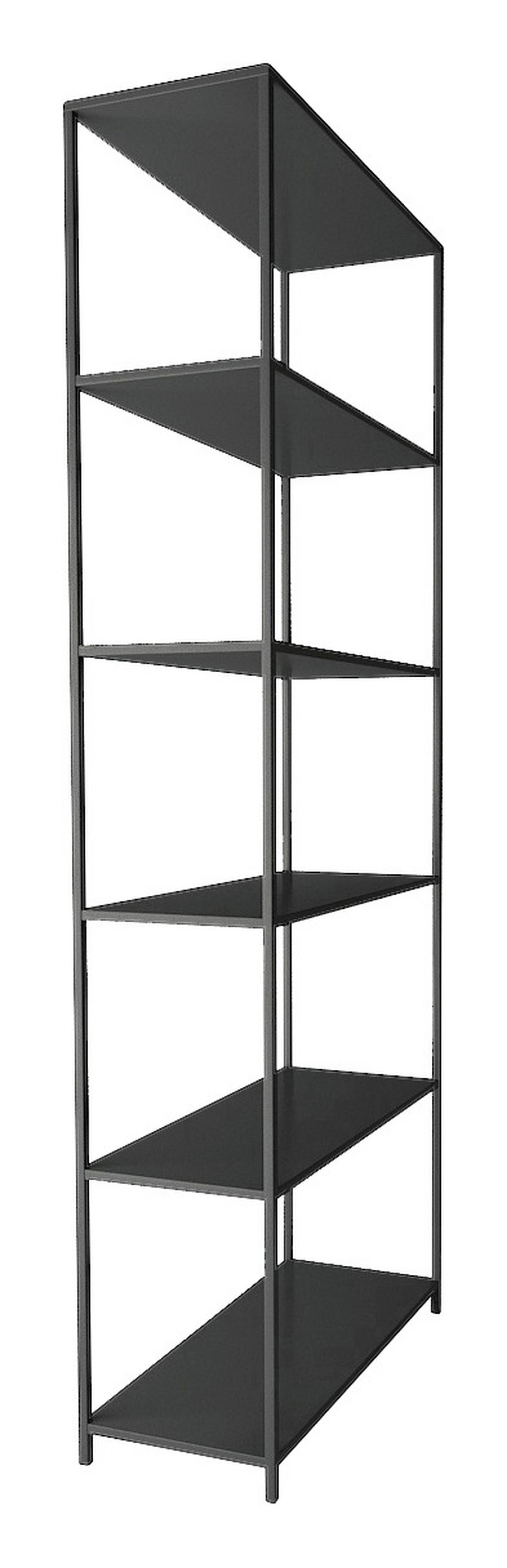 Regal Stahl Newcastle Trend B: 69,5 Cm Schwarz - Schwarz, Trend, Metall (69,5/185/30cm) - MID.YOU