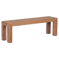 Lavica z masívneho dreva mumbai akácia - farba akácie, Modern, drevo (140/45/35cm) - MID.YOU