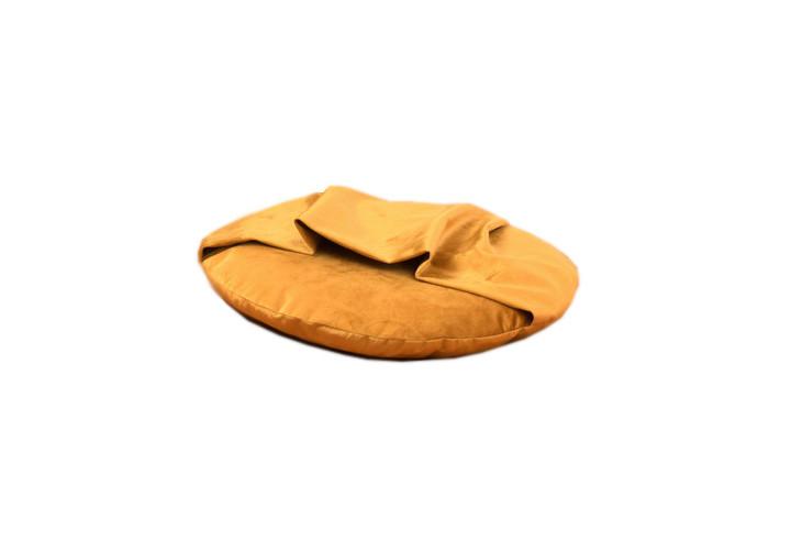 Haustierkissen Charly Gelb L: 43 Cm - Gelb, KONVENTIONELL, Textil (43/43/20cm)