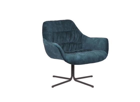 Sessel Lizzy B: 81 cm Dunkelblau - Schwarz/Dunkelblau, MODERN, Textil (81/80/78cm) - Livetastic Sessel Lizzy B: 81 cm Dunkelblau - Schwarz/Dunkelblau, MODERN, Textil (81/80/78cm) - Livetastic