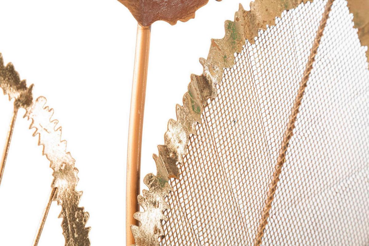 Wanddeko Autumn Kupfer/goldfarben B: 66 Cm - Goldfarben/Kupferfarben, Basics, Metall (66/116.8/5cm)