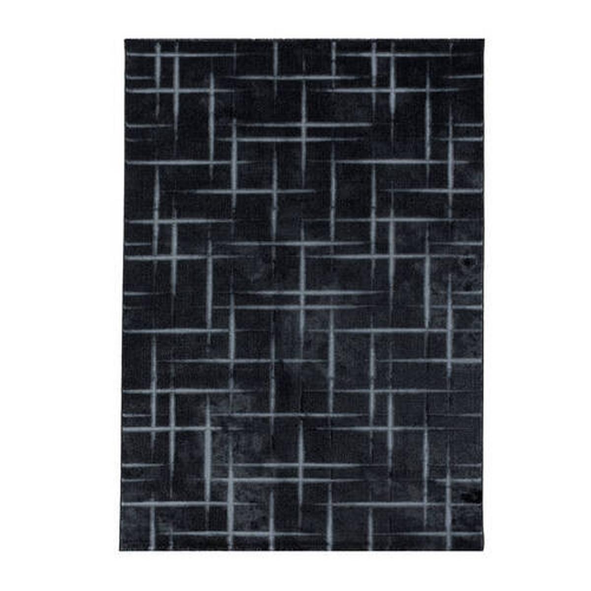 Webteppich Schwarz Naturfaser Costa 240x340 Cm - Schwarz, Design, Textil (240/340cm)