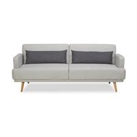 3-sitzer-sofa Hellgrau B: 214 Cm - Dunkelgrau/Hellgrau, MODERN, Textil (214/83/86cm) - Livetastic