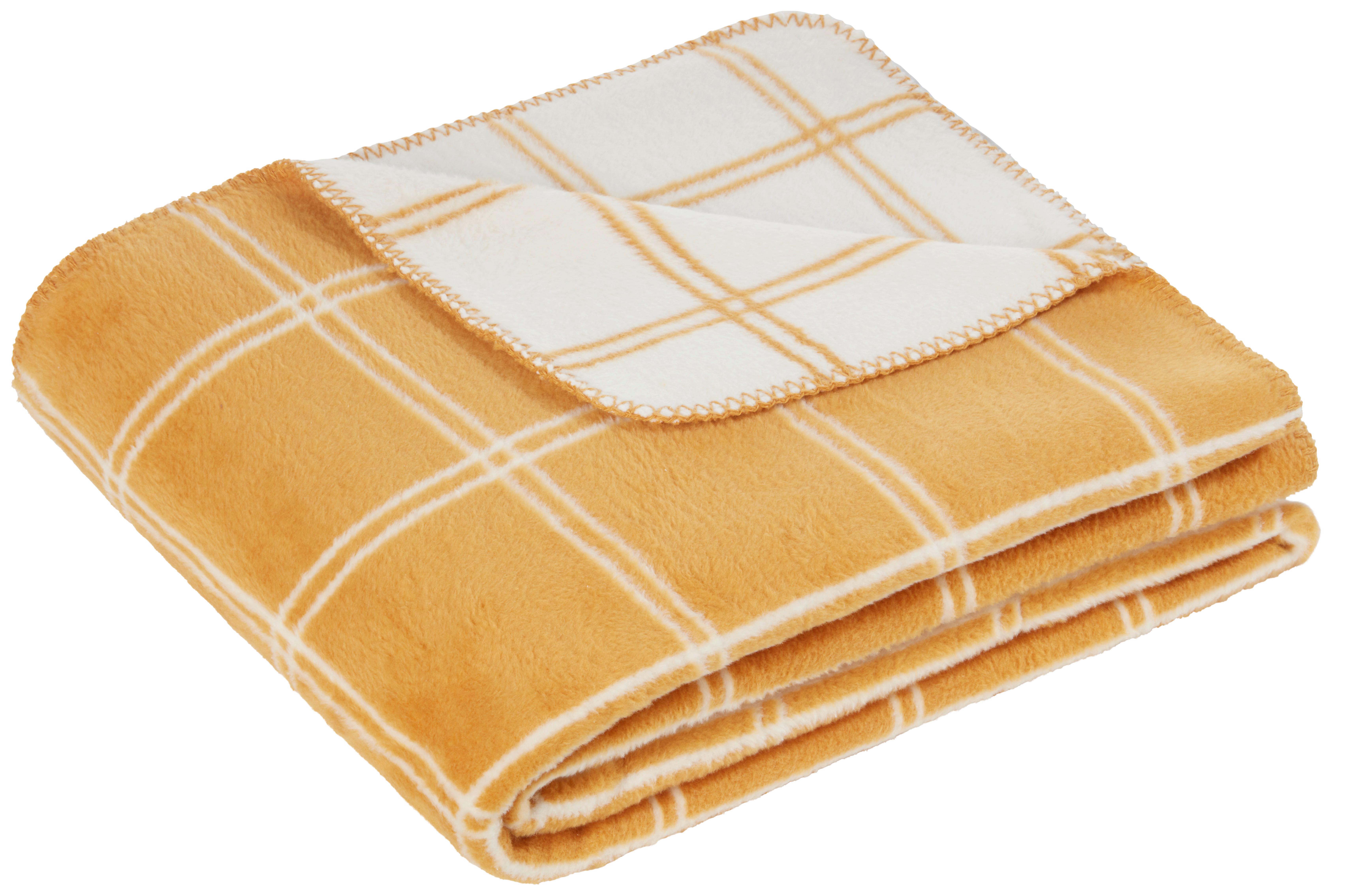 Deka Karola, 150/200cm - žltá/béžová, Romantický / Vidiecky, textil (150/200cm) - Modern Living