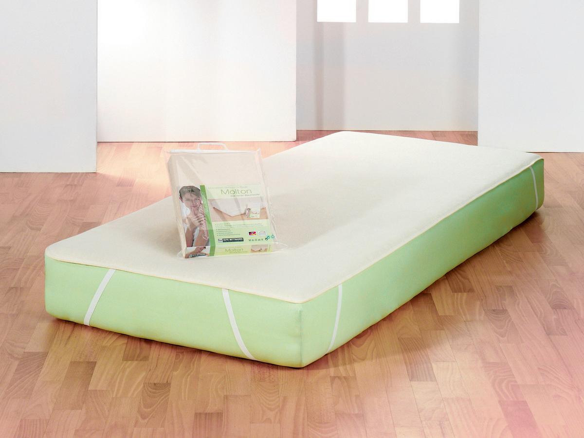 Matratzenschoner Molton 160x200 Cm Baumwolle - Naturfarben, Basics, Textil (160/200cm) - FAN
