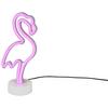 Tischlampe R55240101 Pink Flamingo - Pink/Weiß, Basics, Kunststoff (13,5/29,2/8,5cm)
