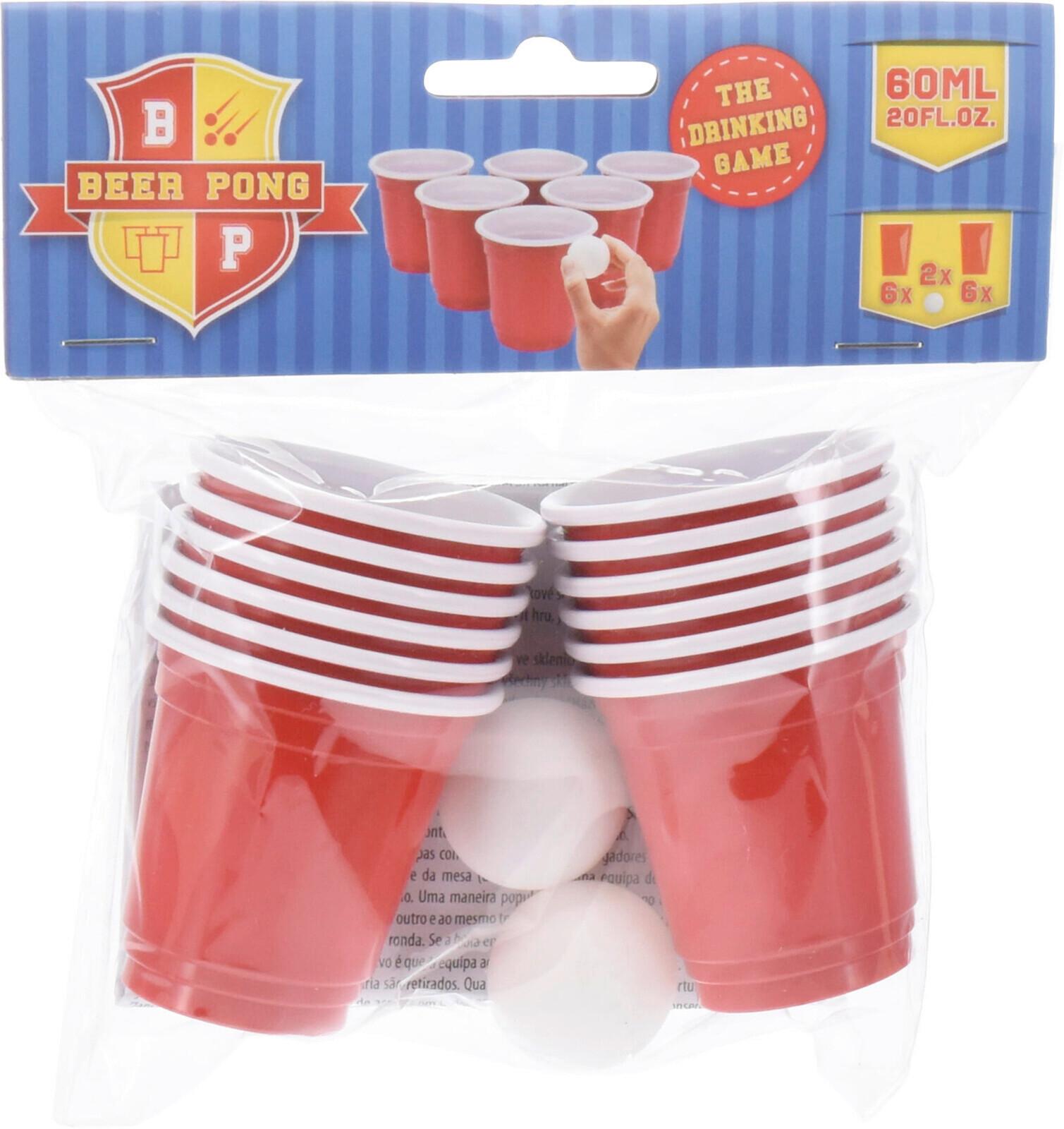 BEER-PONG-SET THOMAS - Multicolor, Basics, Kunststoff (5.1/14.5/14.5cm)