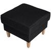 Hocker Lorris - Buchefarben/Graphitfarben, Design, Textil (53/45/53cm) - Max Winzer