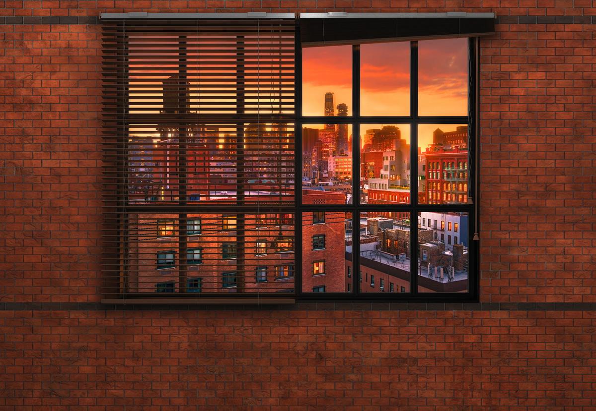 Fototapete Brooklyn Brick - LIFESTYLE, Papier (368/254cm)
