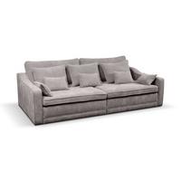 Bigsofa Evora Hellgrau B: 276 cm - MODERN, Textil (276/71-92/137cm)
