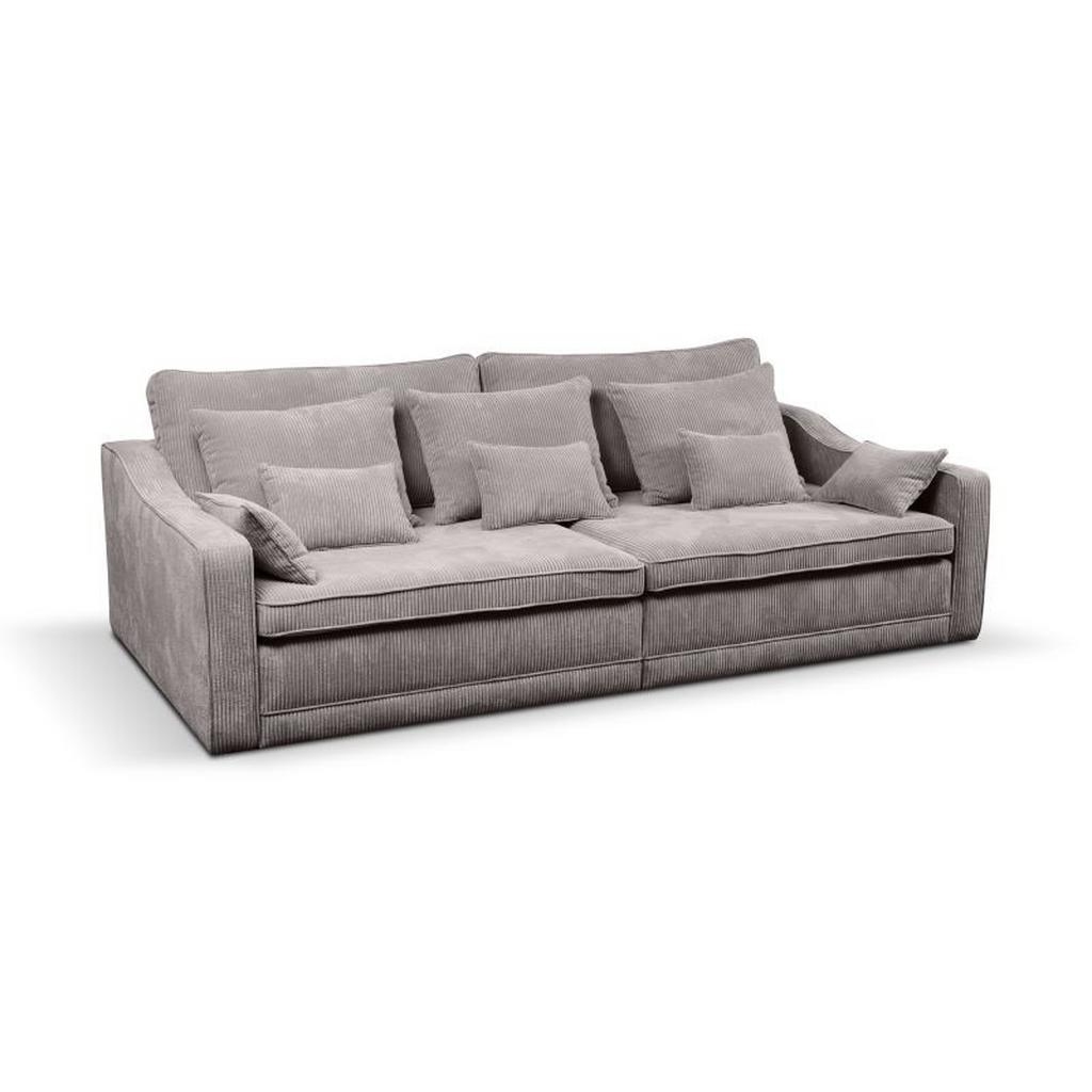 Bigsofa Evora Hellgrau B: 276 cm