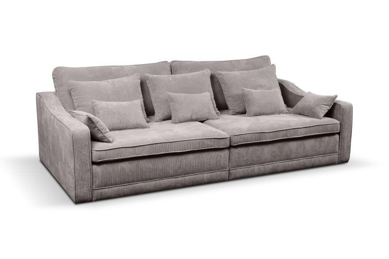 Bigsofa Evora Hellgrau B: 276 cm