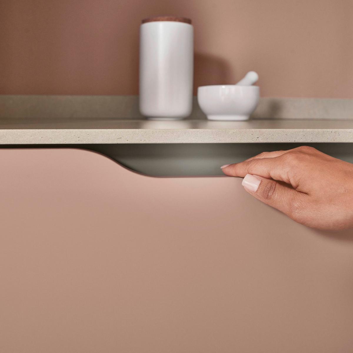 Einbauküche Sydney Frei Planb. Planbar Modern, grifflos - MODERN, Holzwerkstoff - Vertico