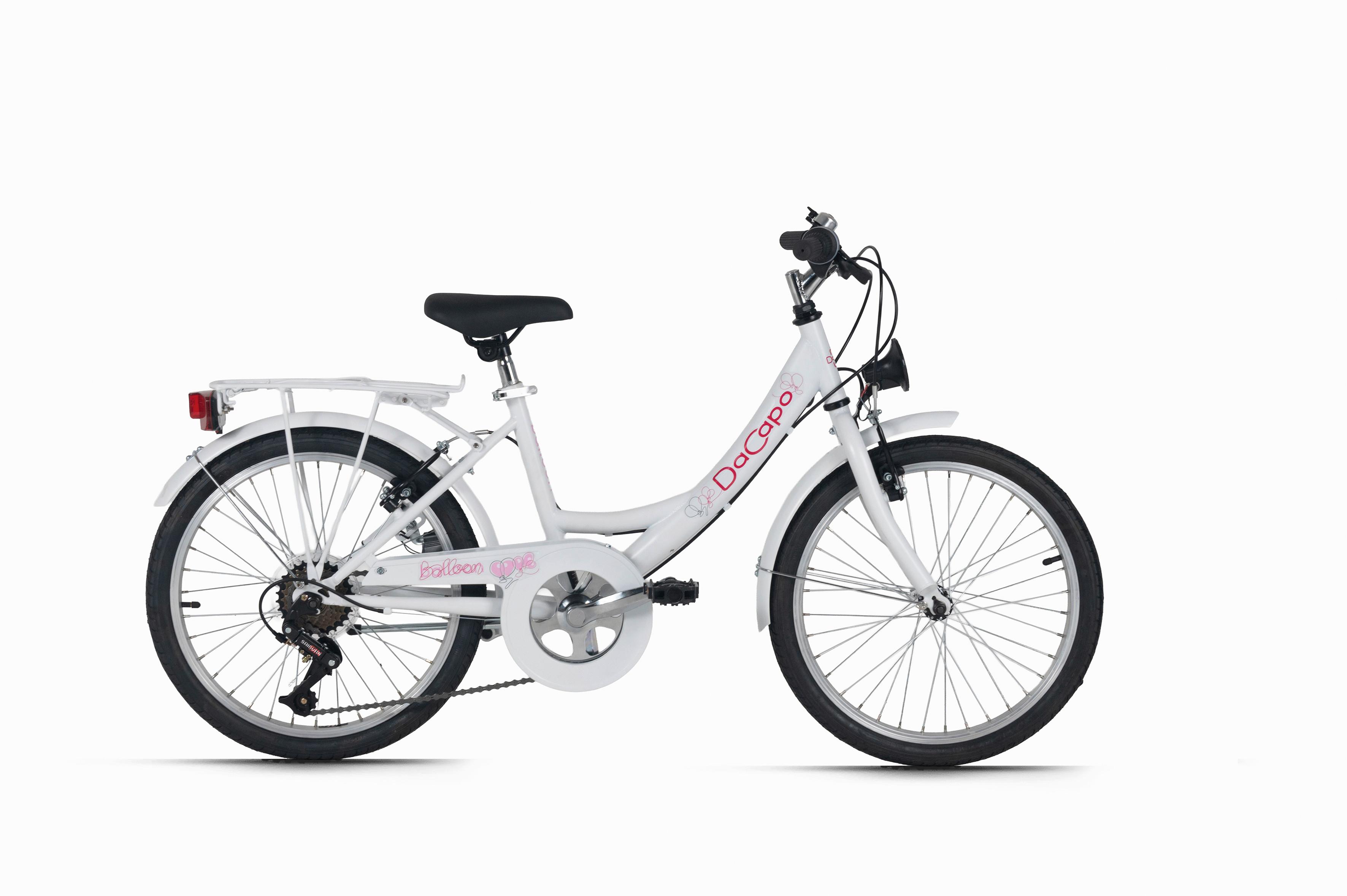 Kinderfahrrad 20 '' DaCapo weiß - Weiß, Basics, Metall (25/140/60cm)
