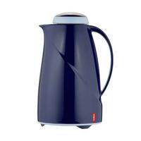 Isolierkanne Wave Blau 1,5 Liter - Blau, Basics, Glas/Kunststoff (18.5/15.5/27.9cm) - Helios