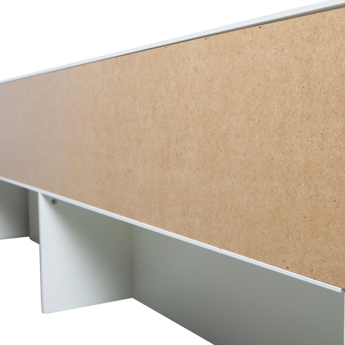 Bett Connect für Lattenrost Geeignet, Weiß 90x200 cm - Weiß, Design, Holz (90/200cm) - Livetastic