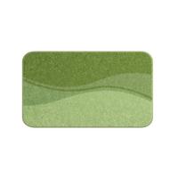 Badematte Merkur - Grün, Basics, Textil (65/115cm) - Grund