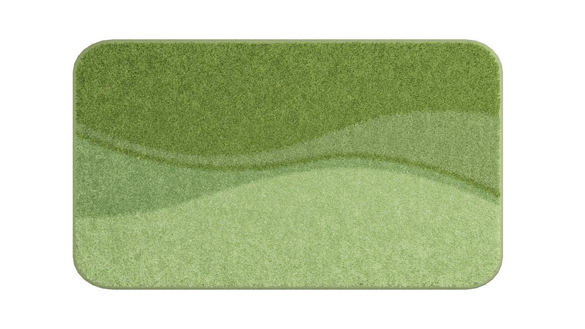 Badematte Merkur - Grün, Basics, Textil (65/115cm) - Grund