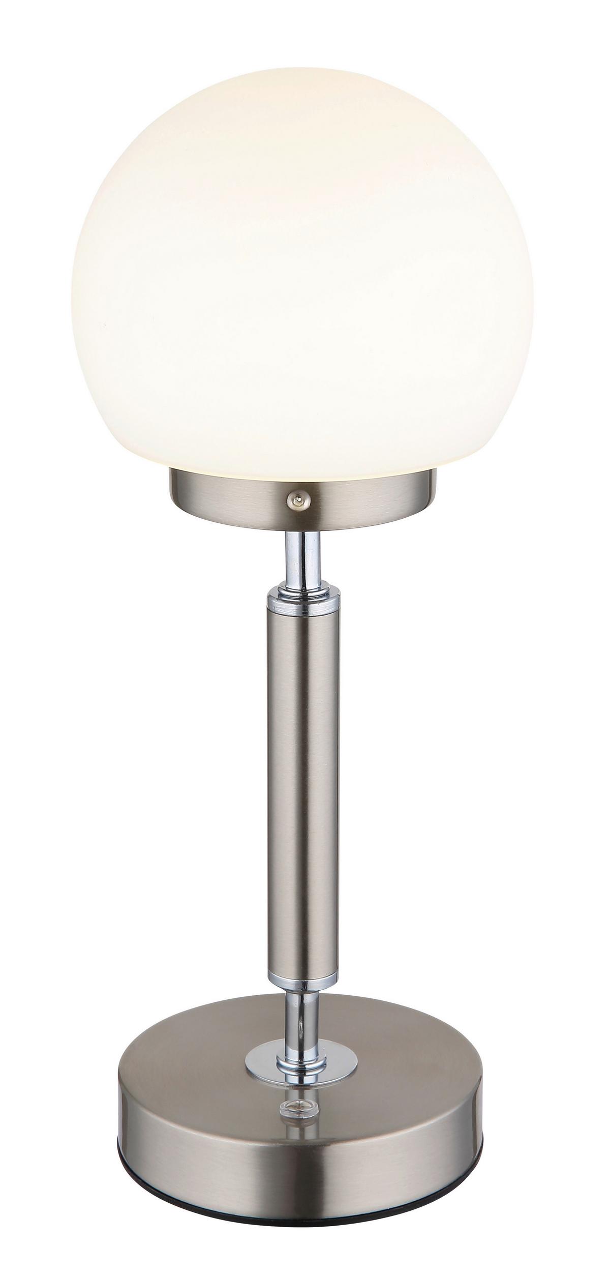 LED-Tischleuchte 21033n - Opal/Weiß, Basics, Glas/Kunststoff (11,5/28,5cm) - Globo