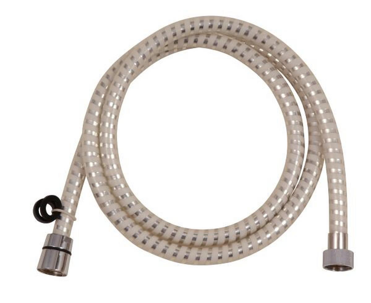 Zuhanycső Gégecső - krómszínű, Modern, műanyag/fém