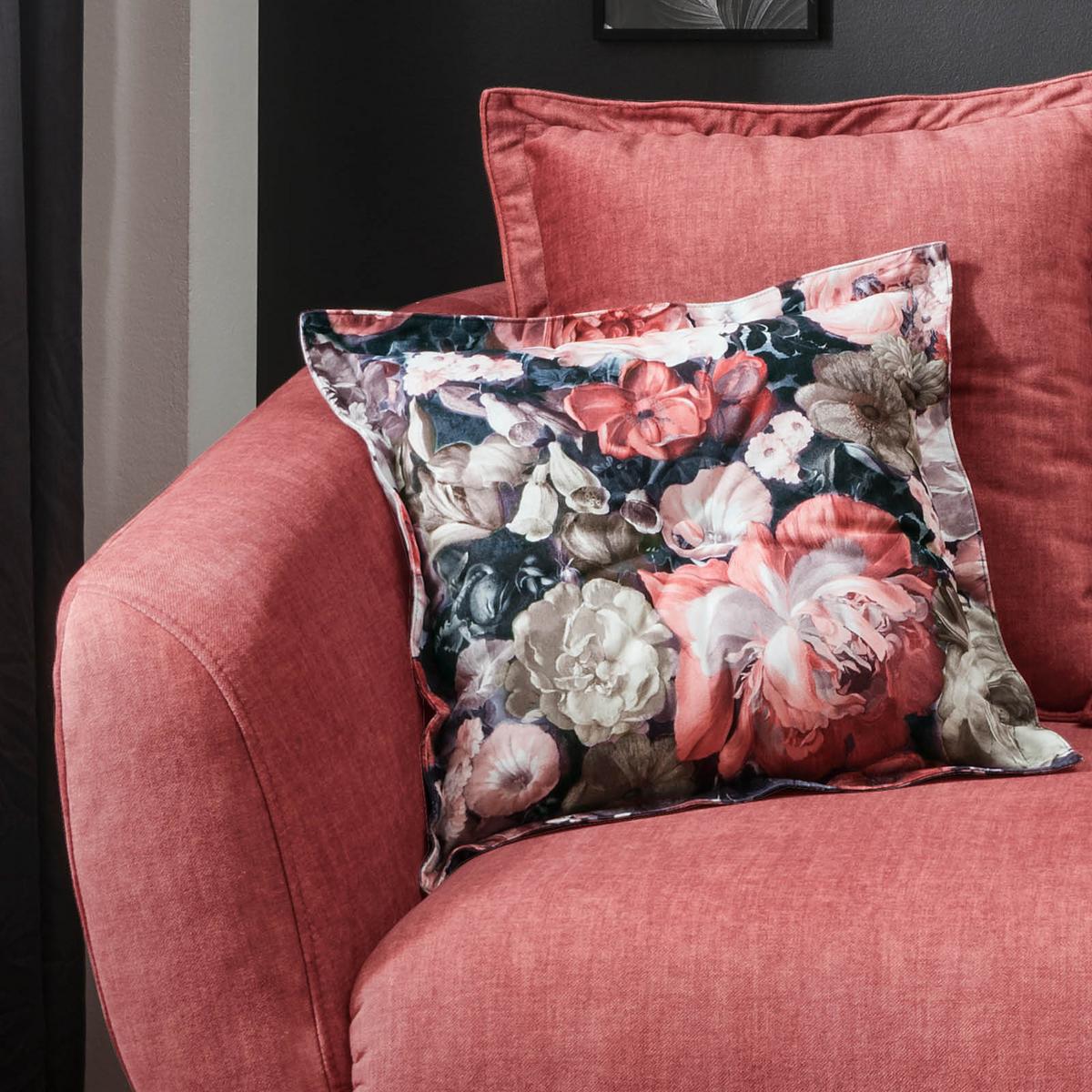 2,5-Sitzer Baggio Koralle B: 196 cm - Koralle/Buchefarben, MODERN, Textil (196/94/103cm) - Livetastic