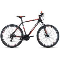 Mountainbike Hardtail 27,5 Zoll Hard Morzine 21 Gänge - Rot/Schwarz, Basics, Metall (139/76/21cm) - KS Cycling