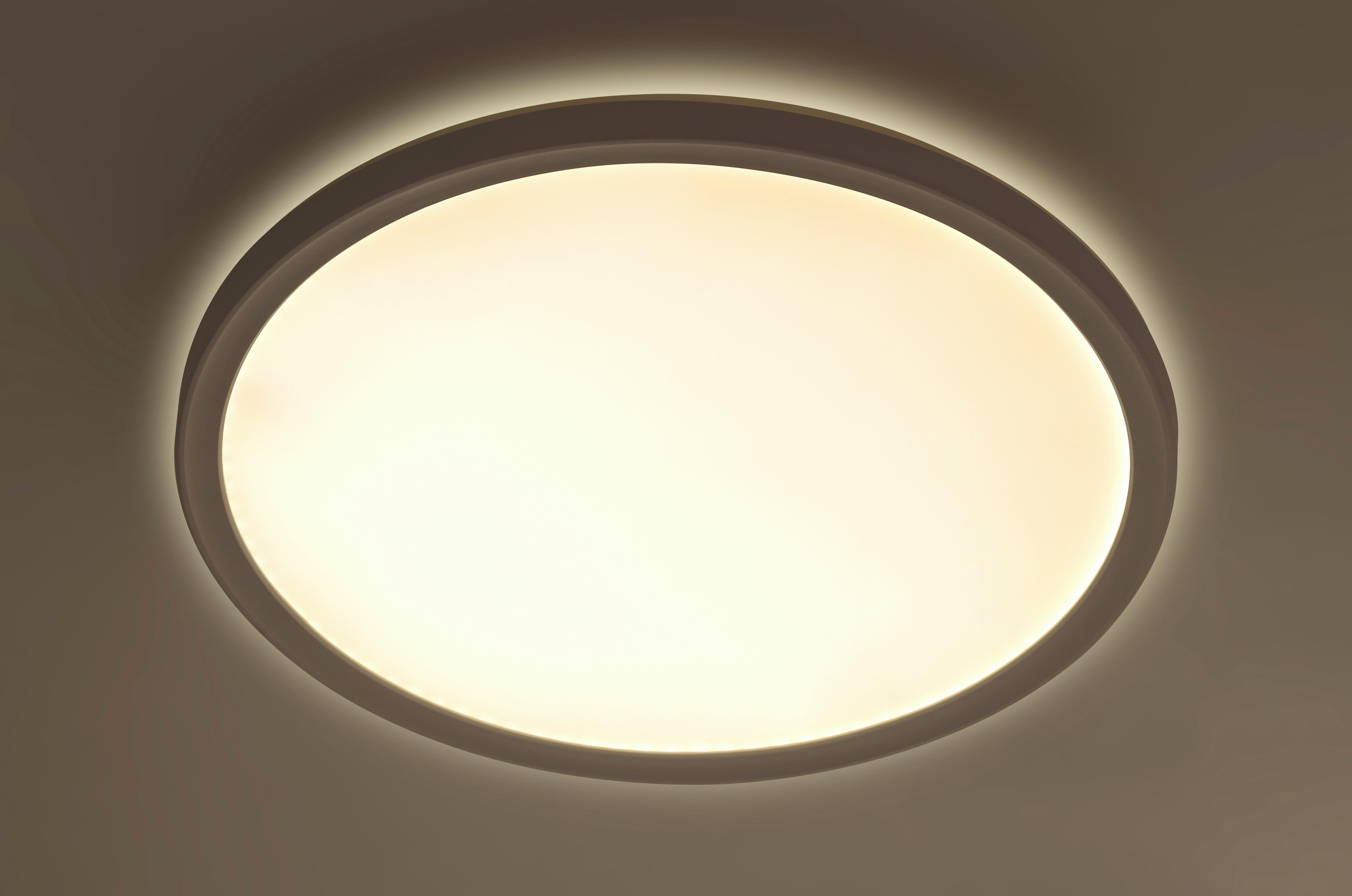 STROPNÉ LED SVIETIDLO TIR - čierna, Modern, plast (24/2,8cm) - Mömax