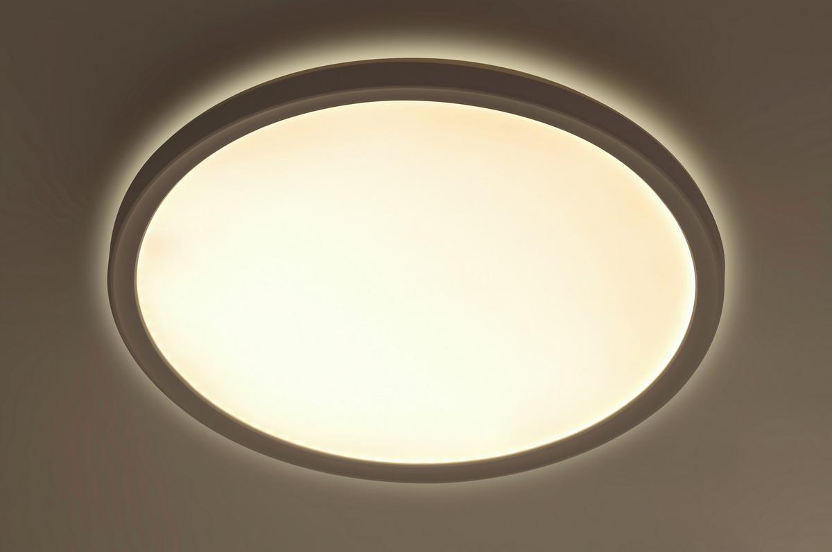 STROPNÍ LED SVÍTIDLO TIR - černá, Moderní, plast (24/2,8cm) - Mömax