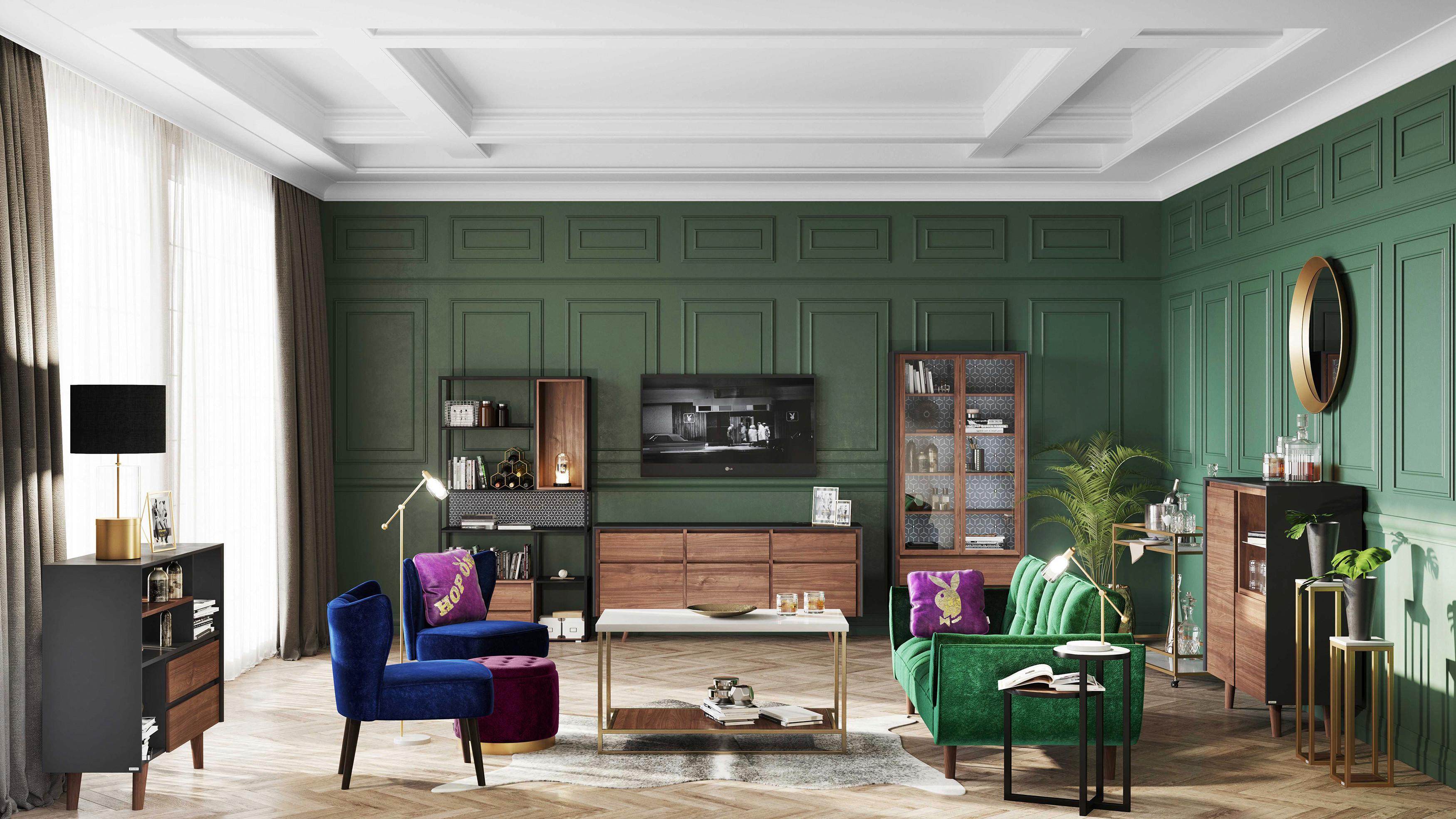 Hocker Pouf Liz Samt Lila H: 40 Cm Mit Stauraum - Petrol, LIFESTYLE, Textil (50/40/50cm) - Playboy