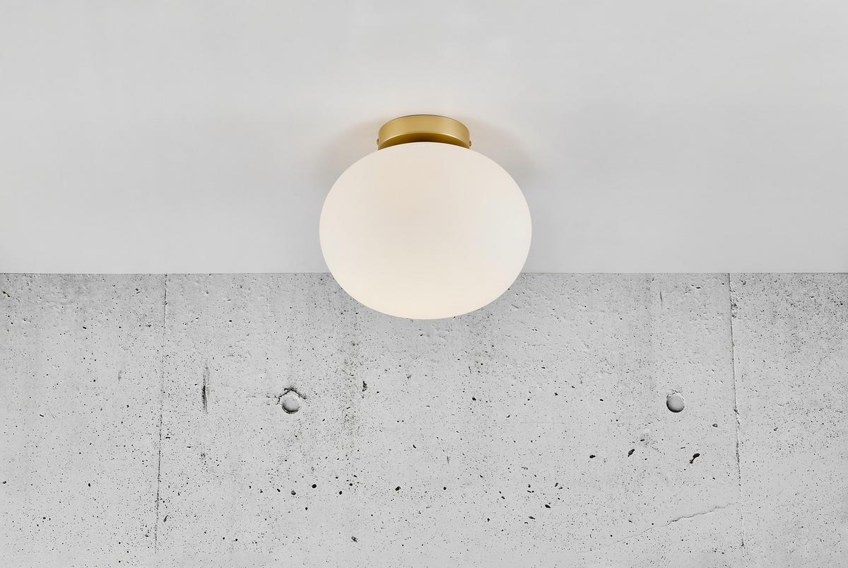 Deckenleuchte Alton Messingfarben D: 27,5 Cm - Messingfarben, Basics, Glas/Metall (27,5/24cm) - Nordlux