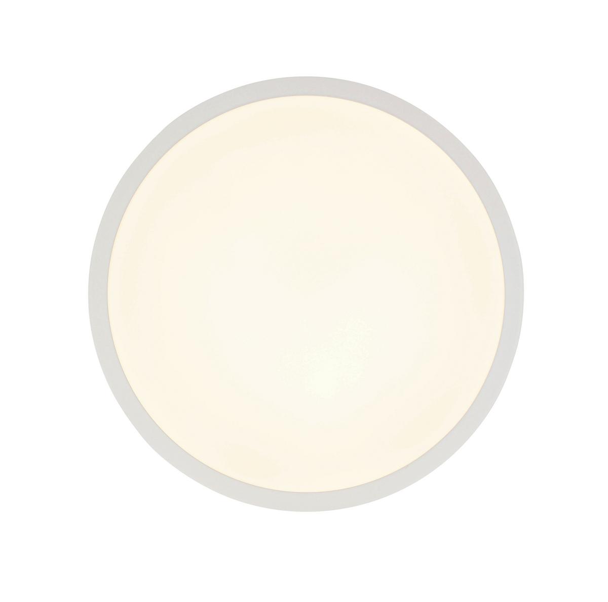 Led Mennyezeti Lámpa Albina - fehér, Modern, műanyag/fém (45/6,8cm) - Luca Bessoni