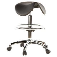 Bürohocker Top Work 13 Schwarz - Chromfarben/Schwarz, MODERN, Kunststoff/Metall (62/60/62cm) - MID.YOU
