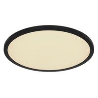 LED-Deckenleuchte 41562-24brgb - Opal/Schwarz, Design, Kunststoff (42/2,5cm) - Globo