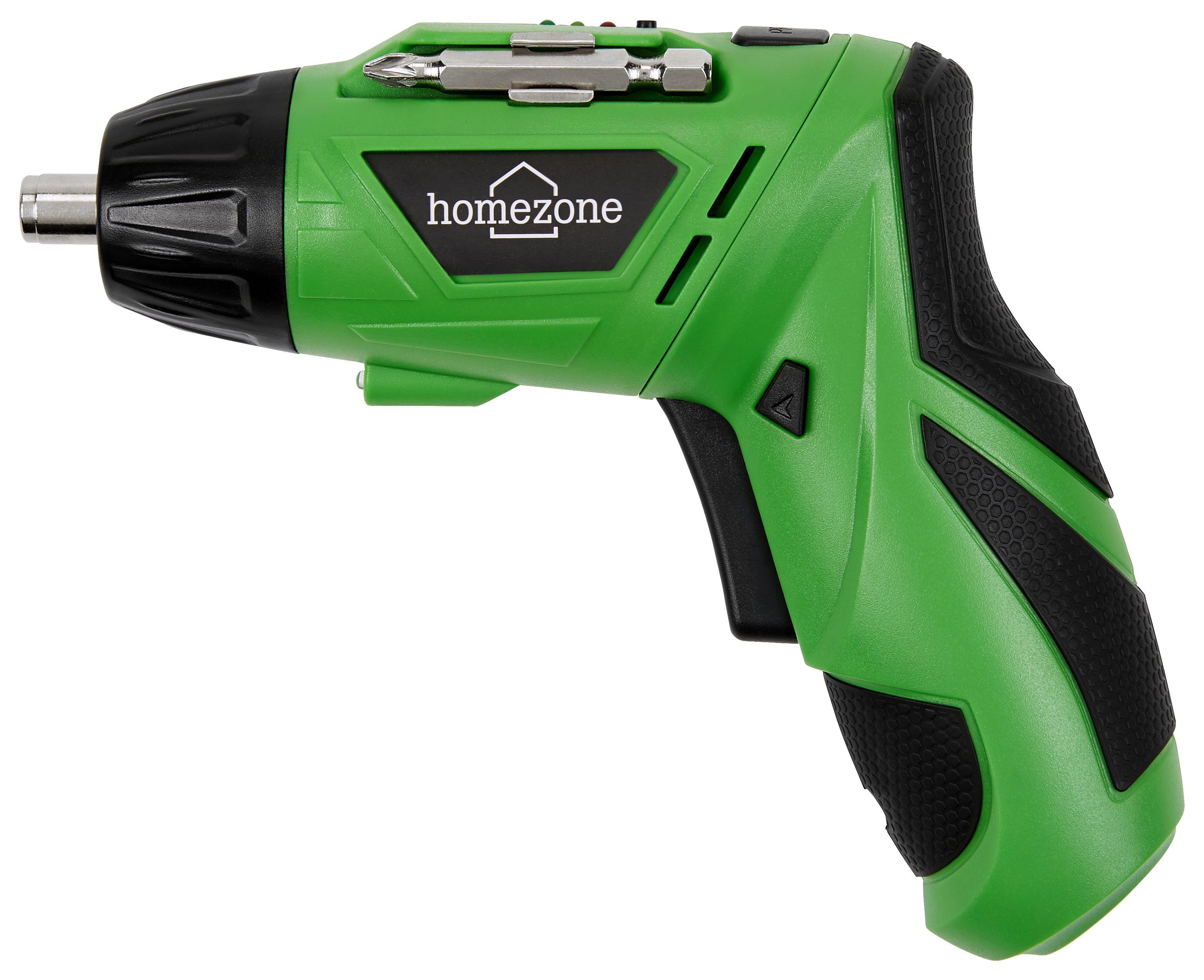 Akkus Csavarhúzó Jonas - Zöld/Fekete, Műanyag/Fém (23/16,5/6cm) - Homezone